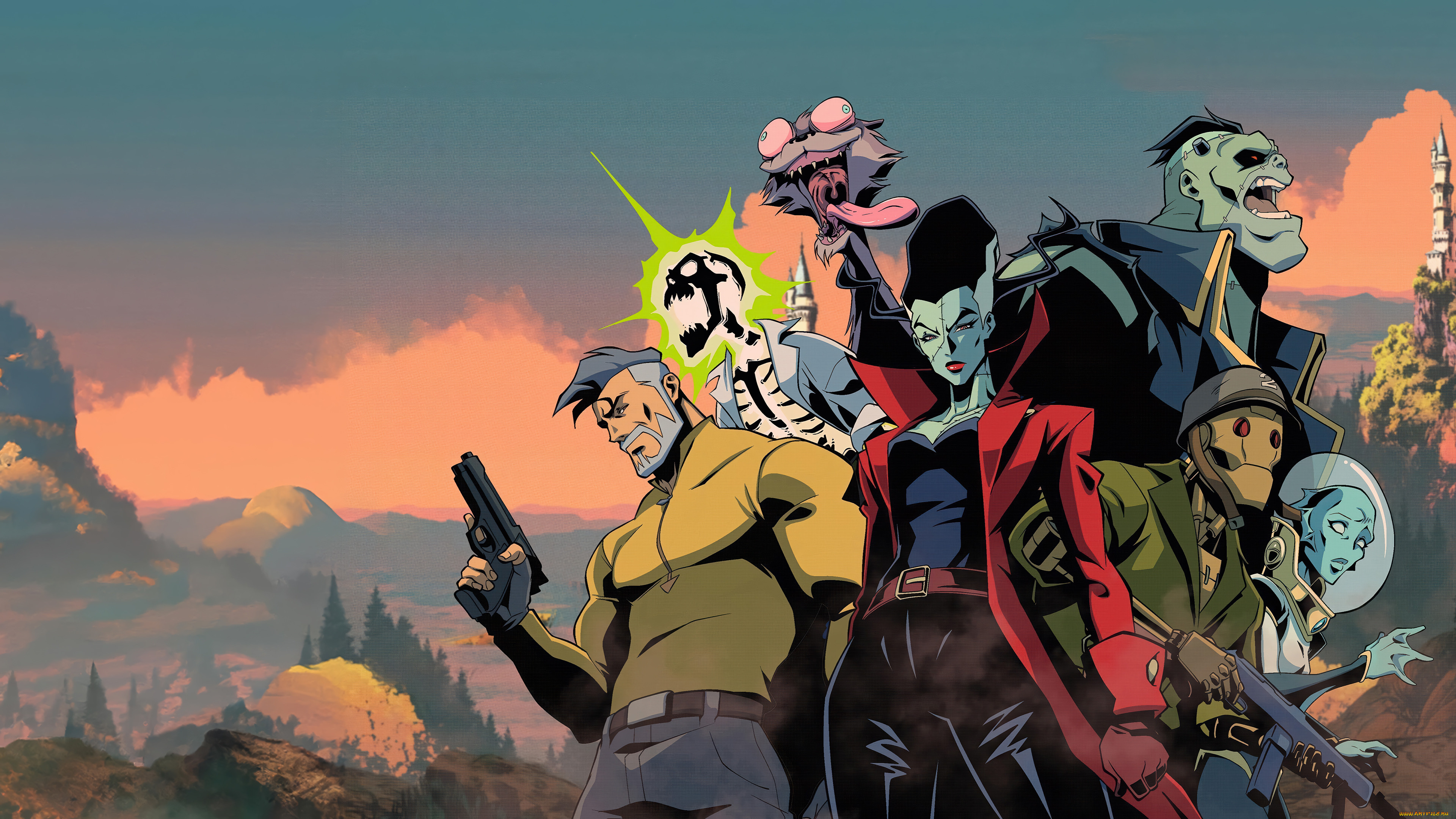 creature commandos ,  2024  , , creature commandos, , , , , dc, omics, creature, commandos, o, frank, grillo, alan, tudyk, indira, varma, zoe, chao